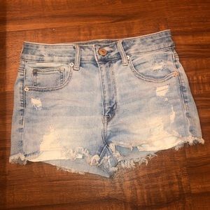 American Eagle High Waisted Denim Shorts